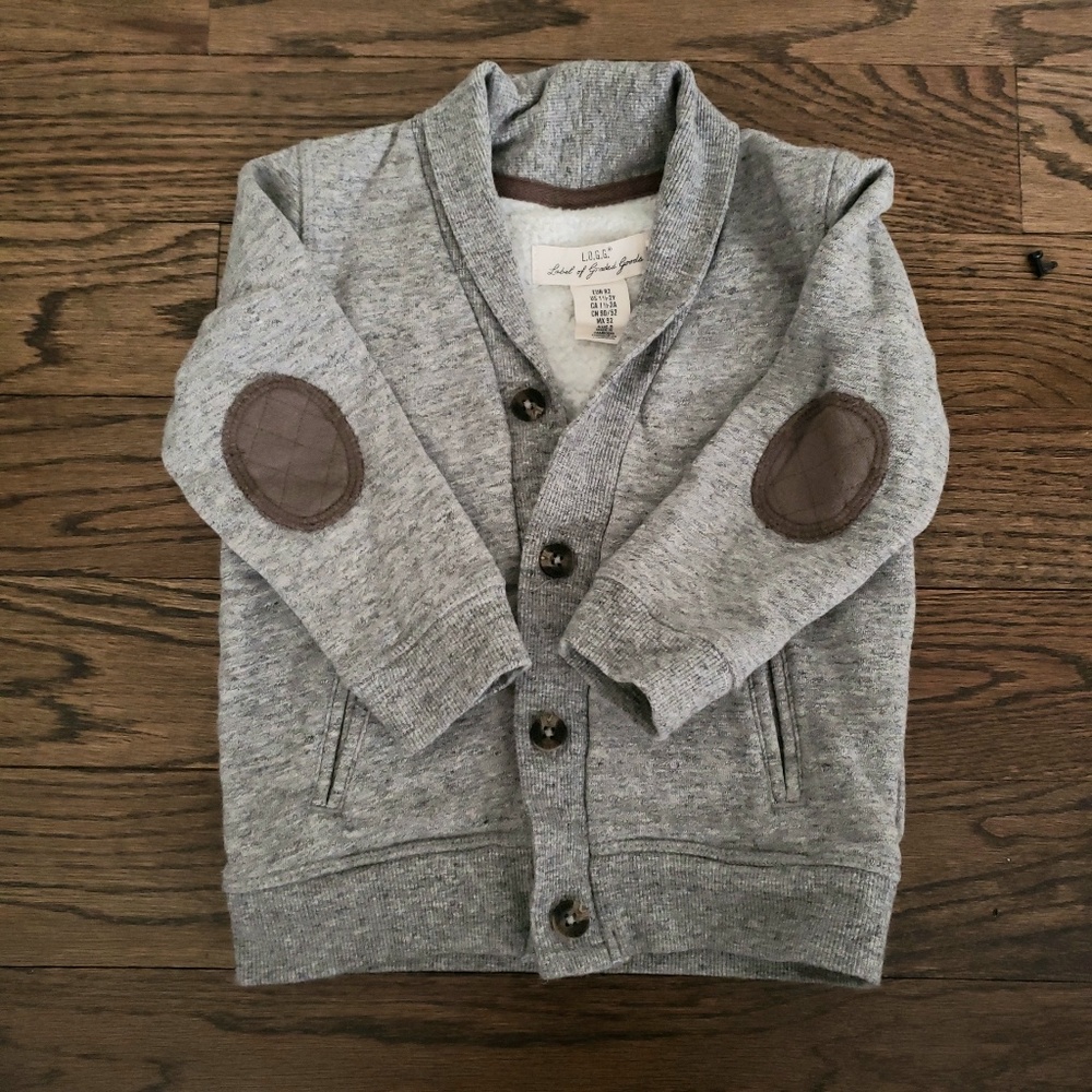 Toddler boys sweashirt cardigan